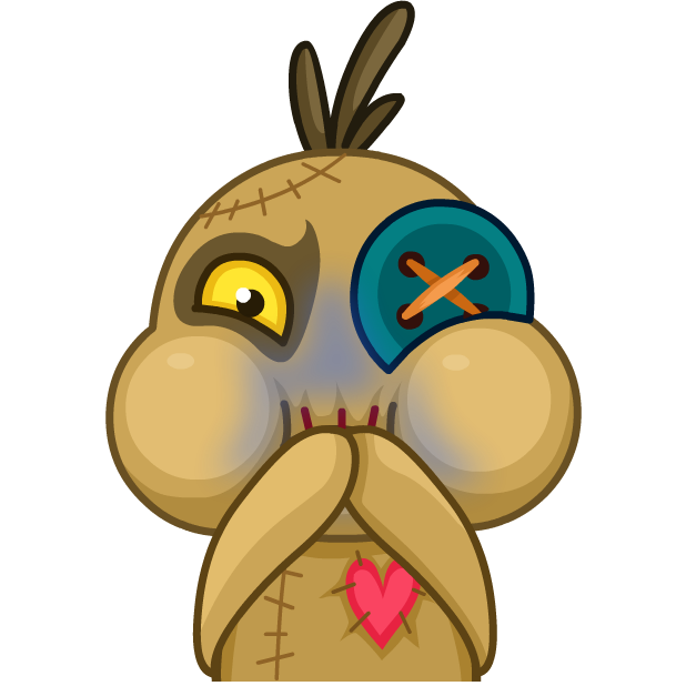 Voodoo Doll Chumbo messages sticker-2