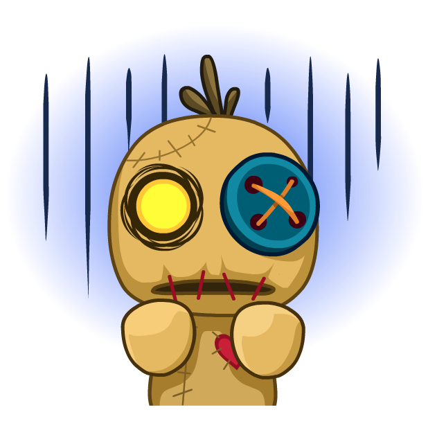 Voodoo Doll Chumbo messages sticker-0