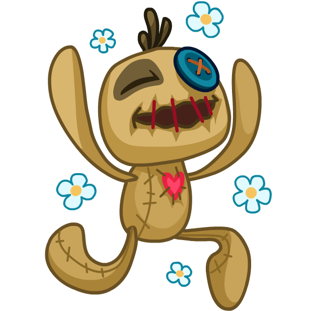 Voodoo Doll Chumbo messages sticker-4
