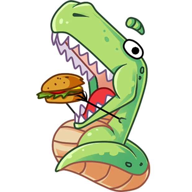 The almost good Dinosaur messages sticker-8
