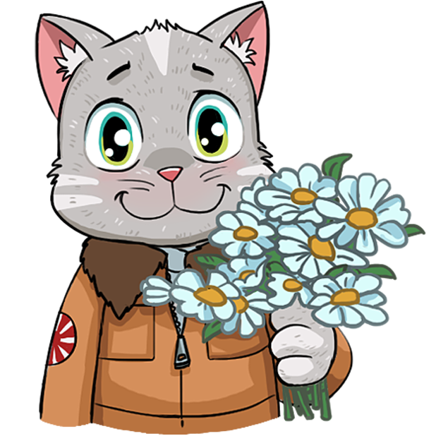 Kamikaze Cat messages sticker-2