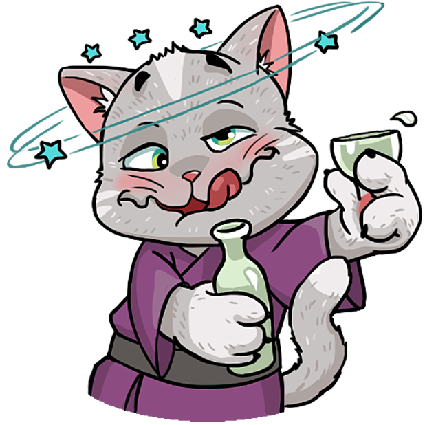 Kamikaze Cat messages sticker-4