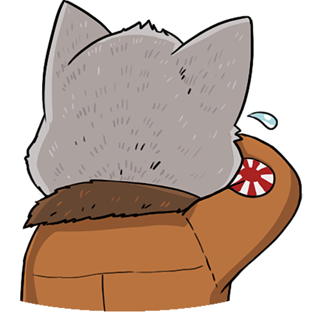 Kamikaze Cat messages sticker-6
