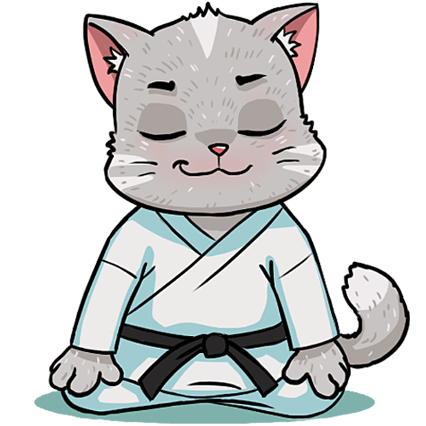 Kamikaze Cat messages sticker-8
