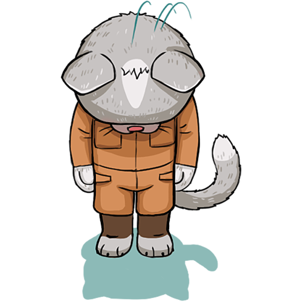Kamikaze Cat messages sticker-11