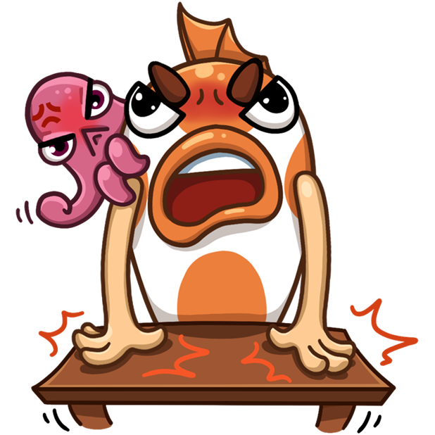 Mr. Koi and Octopussy messages sticker-4