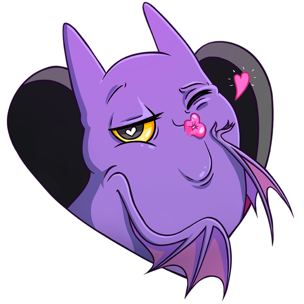 Batty Battons messages sticker-0