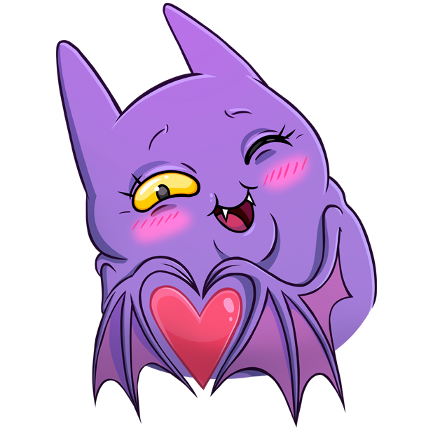 Batty Battons messages sticker-1