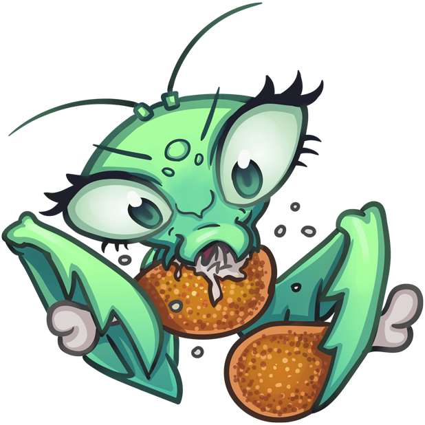 Eva the Mantis messages sticker-2