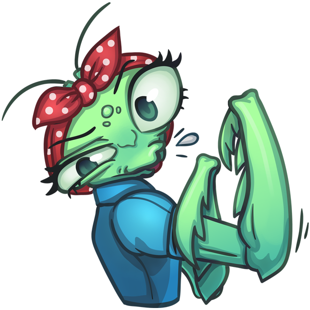 Eva the Mantis messages sticker-10