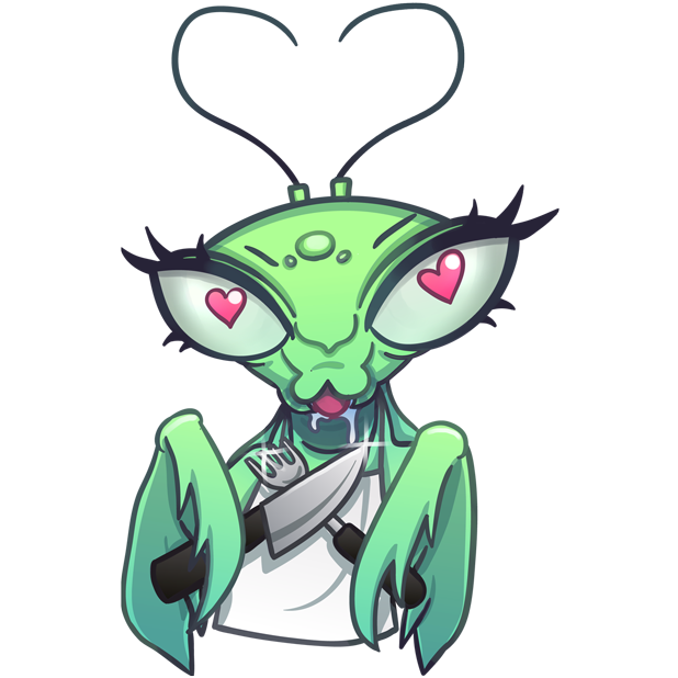 Eva the Mantis messages sticker-1