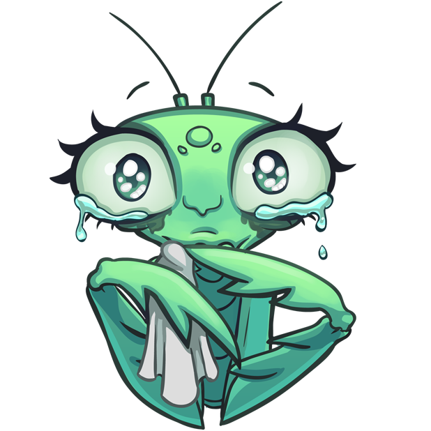Eva the Mantis messages sticker-5