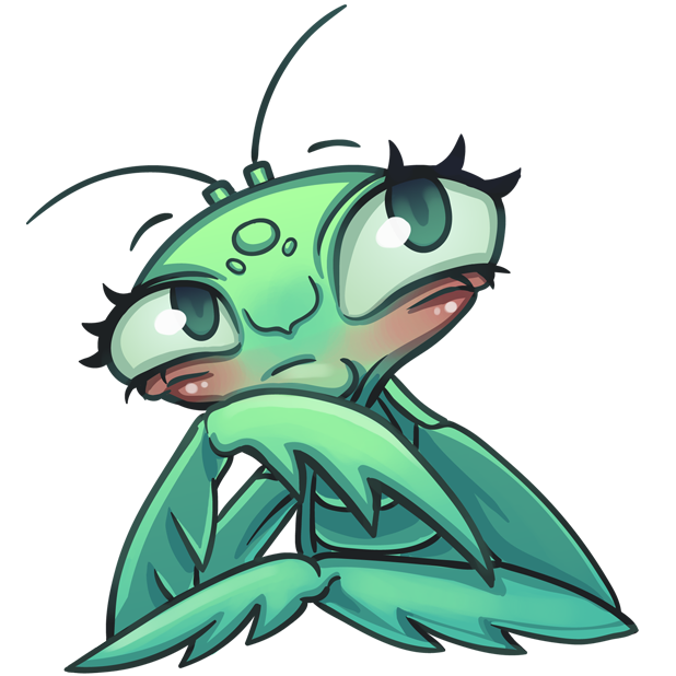 Eva the Mantis messages sticker-4