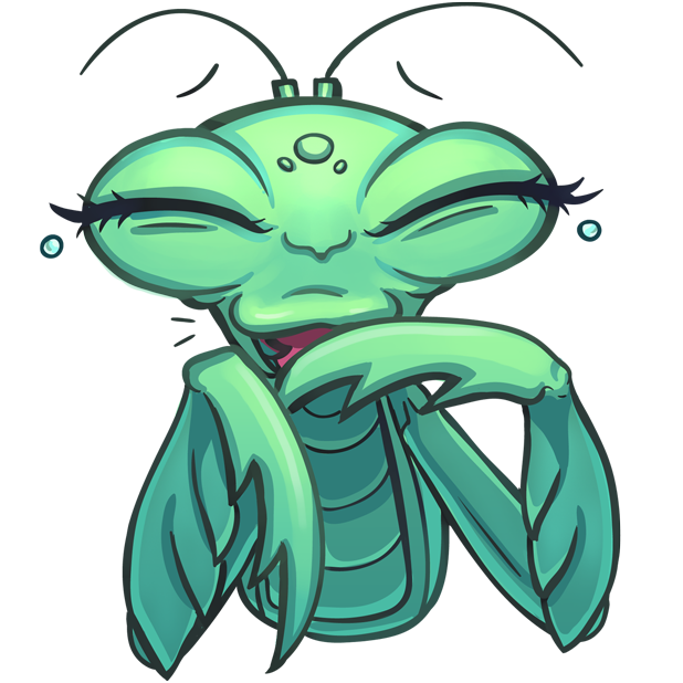 Eva the Mantis messages sticker-8