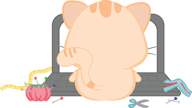 Sewing Cat messages sticker-6