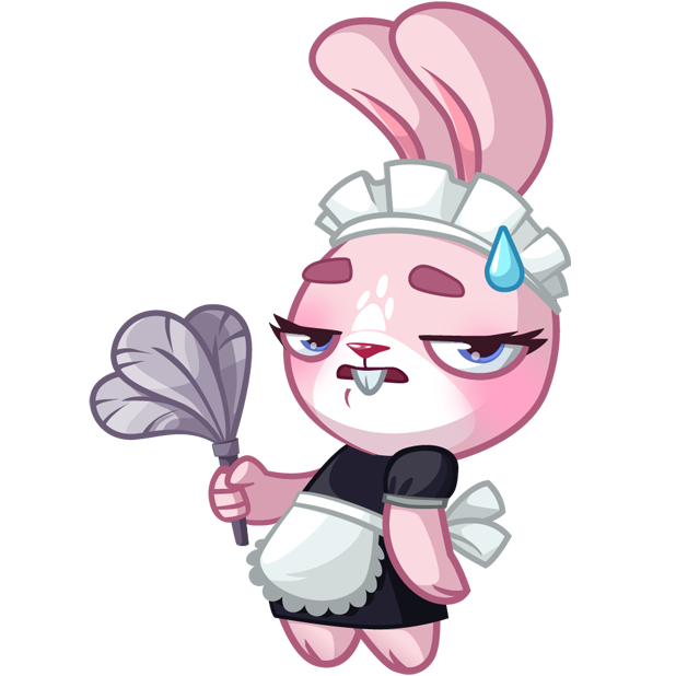 Rosy Bunny messages sticker-7