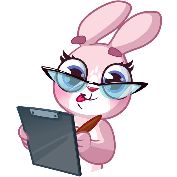 Rosy Bunny messages sticker-11