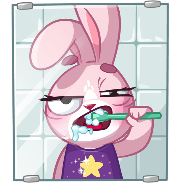 Rosy Bunny messages sticker-4