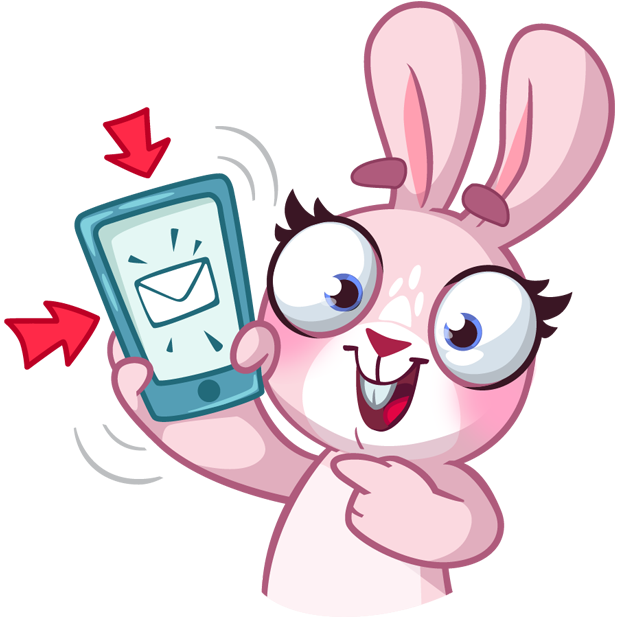Rosy Bunny messages sticker-6