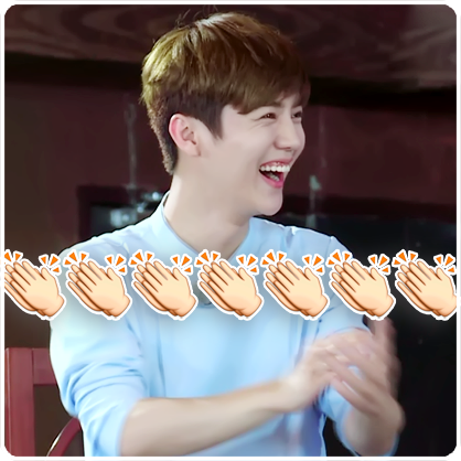 LU HAN Stickers messages sticker-5