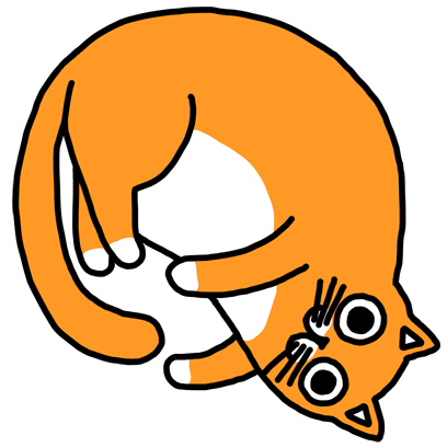 Orange Cat Stickers messages sticker-7
