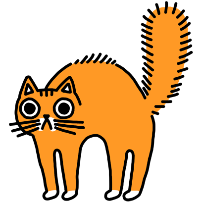 Orange Cat Stickers messages sticker-2