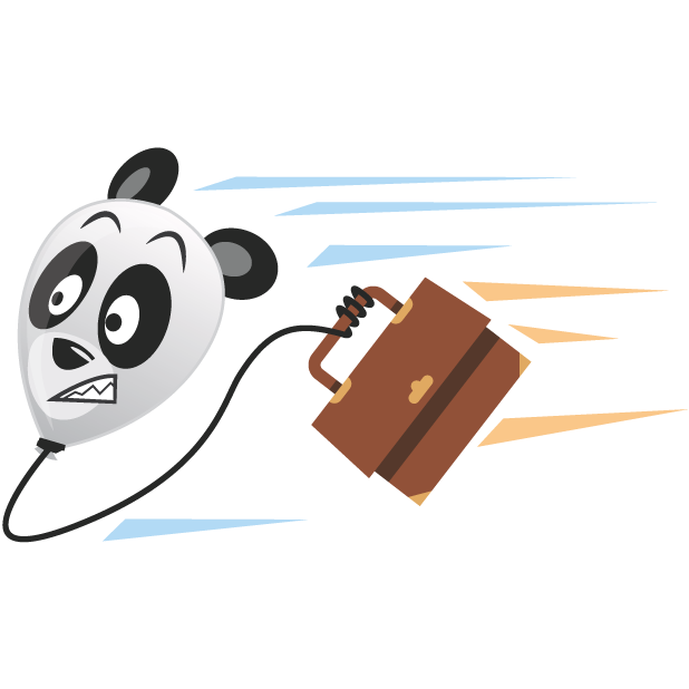 Panda Balloons messages sticker-11