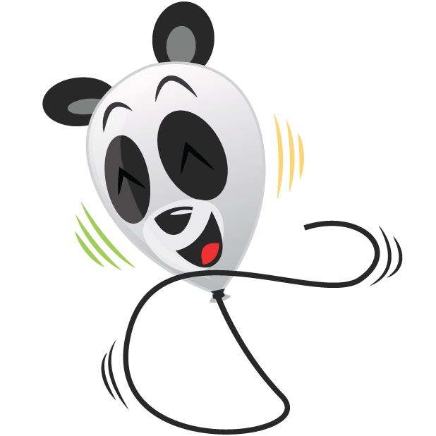Panda Balloons messages sticker-4
