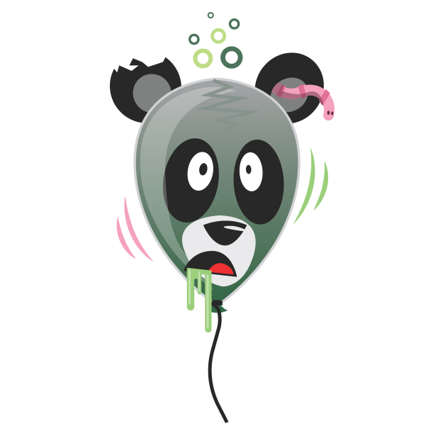 Panda Balloons messages sticker-1