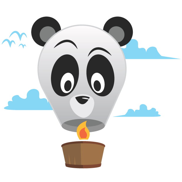Panda Balloons messages sticker-11