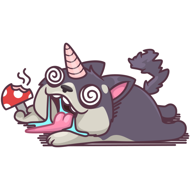 Hank the Husky messages sticker-9