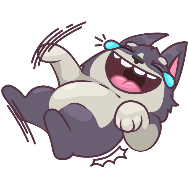 Hank the Husky messages sticker-2