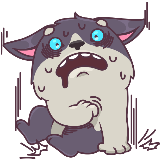 Hank the Husky messages sticker-10