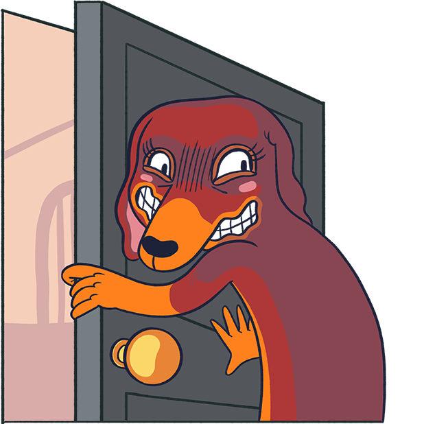 Dachshund Jones messages sticker-6