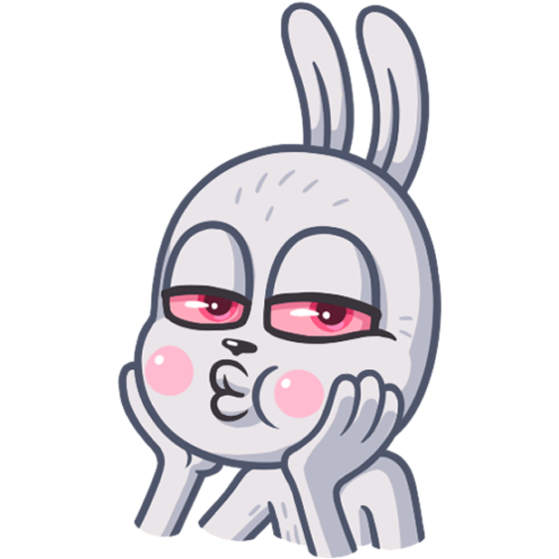 Not Your Bunny messages sticker-3