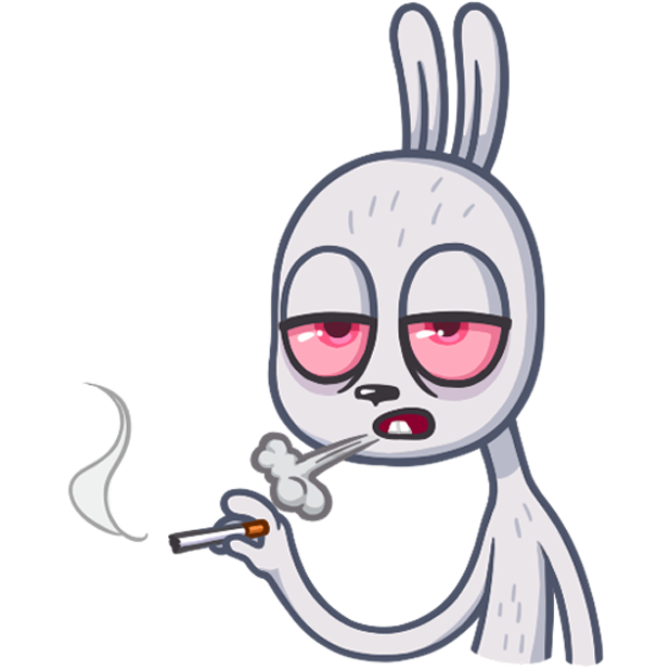 Not Your Bunny messages sticker-0