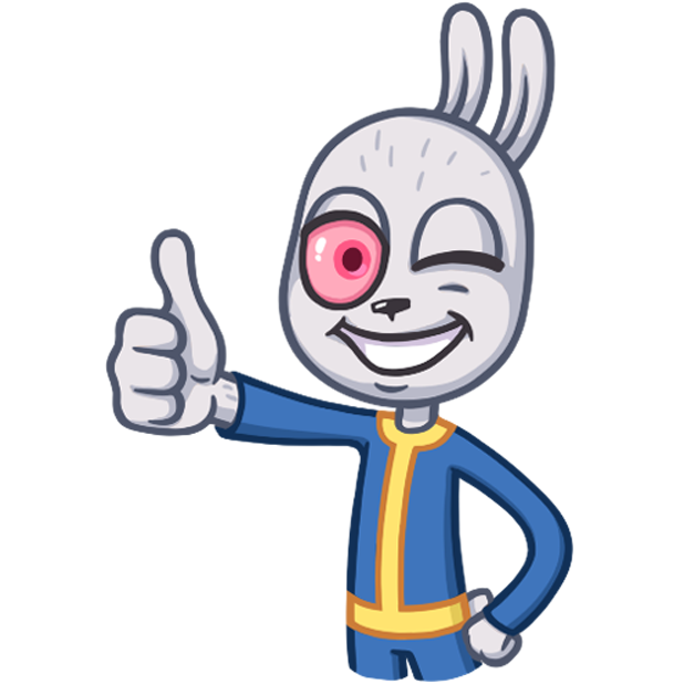 Not Your Bunny messages sticker-5