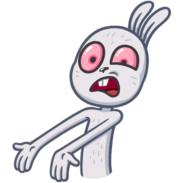 Not Your Bunny messages sticker-2