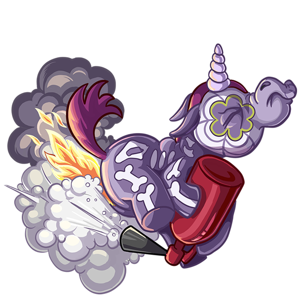 Undead Unicorn messages sticker-5