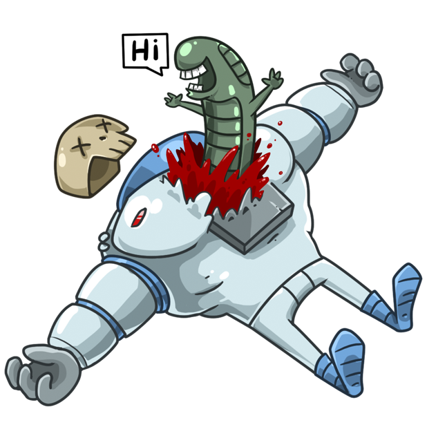 Lone Dead Spaceman messages sticker-7