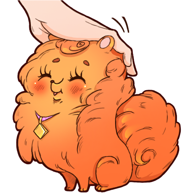 Curly the Spitz messages sticker-1