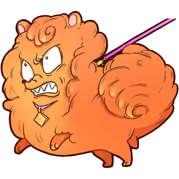 Curly the Spitz messages sticker-3