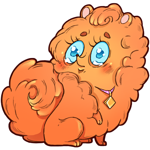 Curly the Spitz messages sticker-7