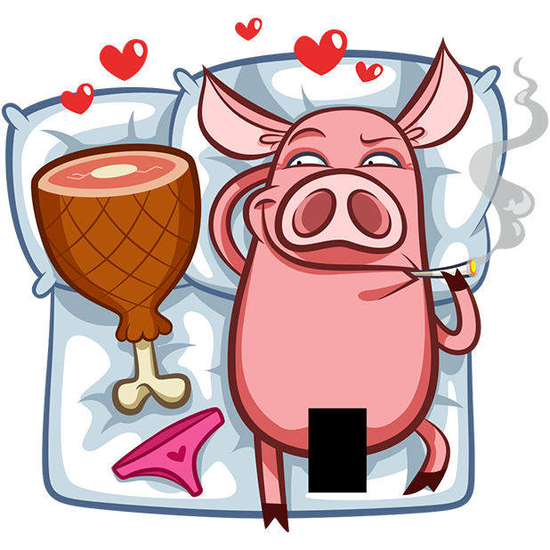 Pete The Pig messages sticker-1