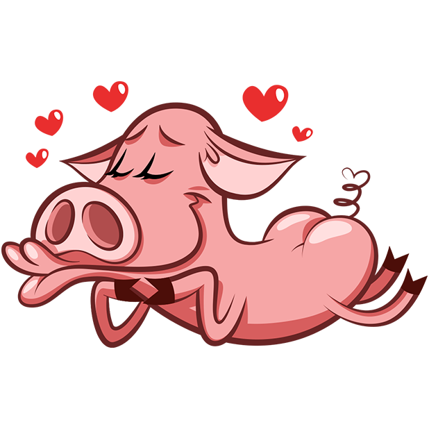 Pete The Pig messages sticker-2