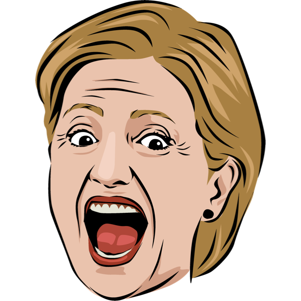 Celebmoji Politics Stickers–Trump, Clinton, Obama messages sticker-5
