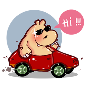 Super Hippo Stickers messages sticker-3