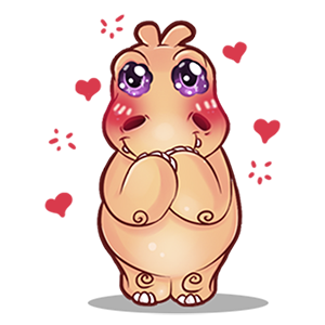 Super Hippo Stickers messages sticker-1