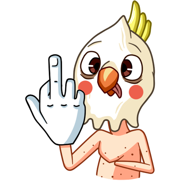 Cockatoo Parrot messages sticker-9