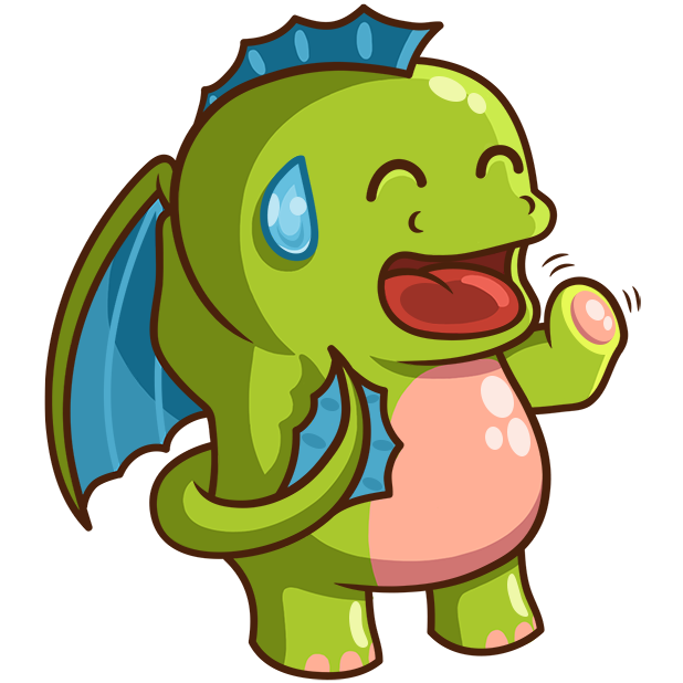 Sparky the Dragon messages sticker-9